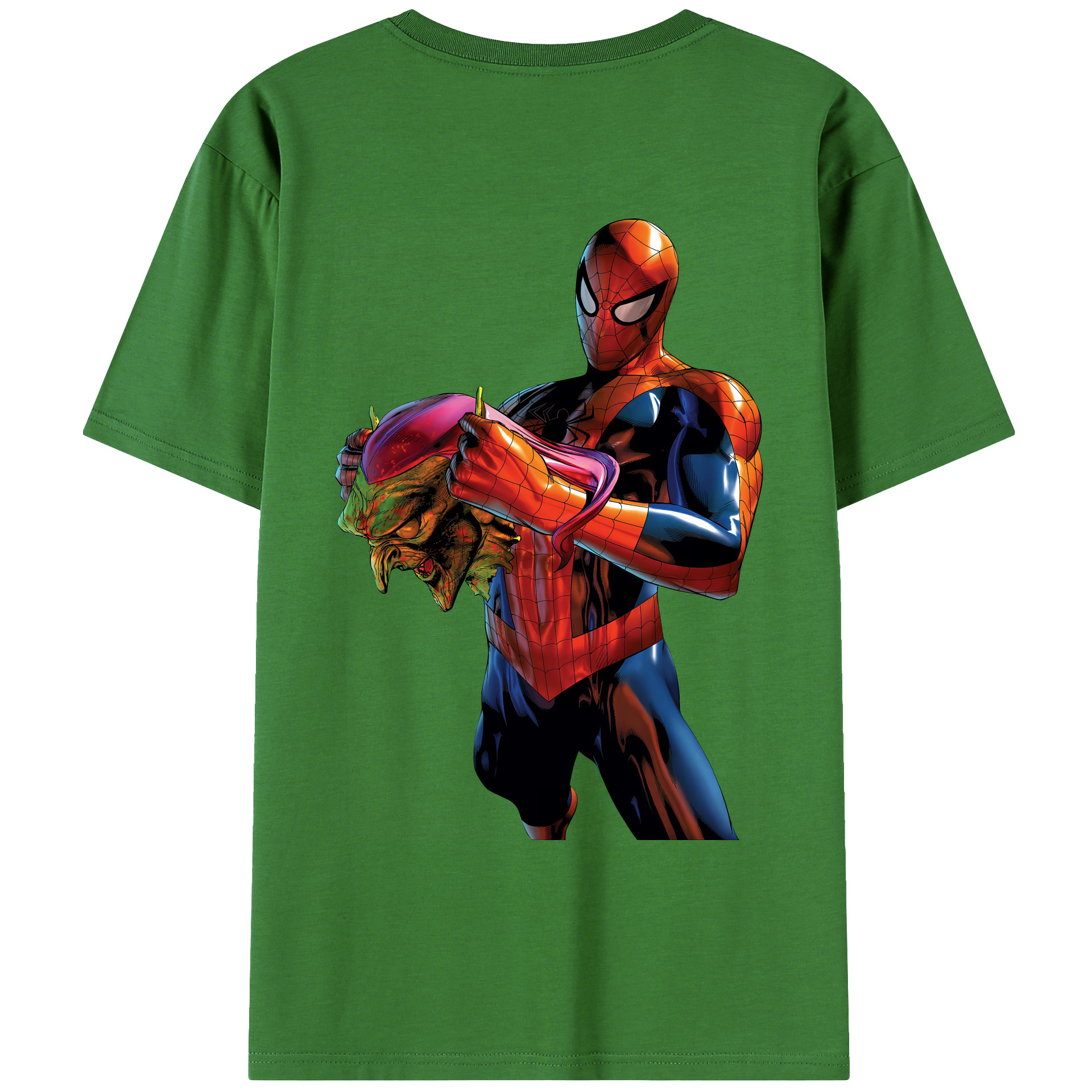 （画像用） Spider Man スパイダーマン レディース半袖Tシャツ(バックプリント)
